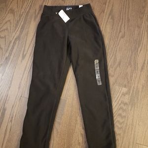 Children's Place black fleece pants NWT